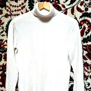 Croft&Barrow Cable-knit Turtleneck Sweater